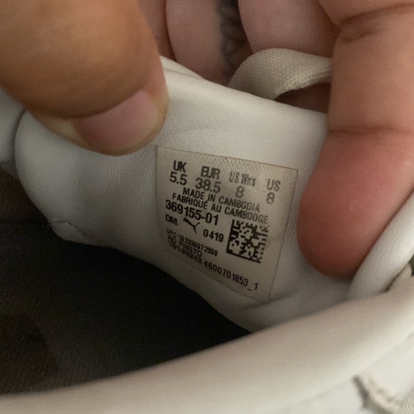 Puma White Women's Sneakers - Picture 8 of 8